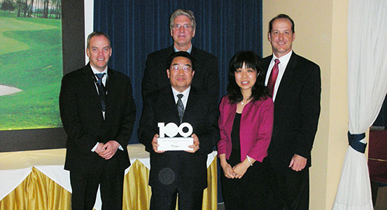 2011年4月，在意大利召开的惠而浦全球100周年庆典活动总，海洋之神590登录入口集团荣获“*具竞争力大奖”